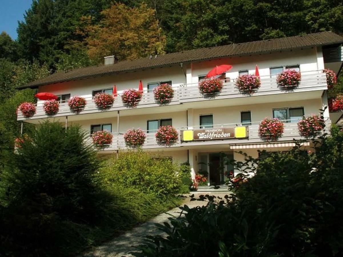 Pension Waldfrieden Oberharmersbach Bagian luar foto